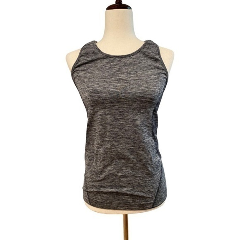 Large Zella Tank Racerback Gray Sleeveless Shirt